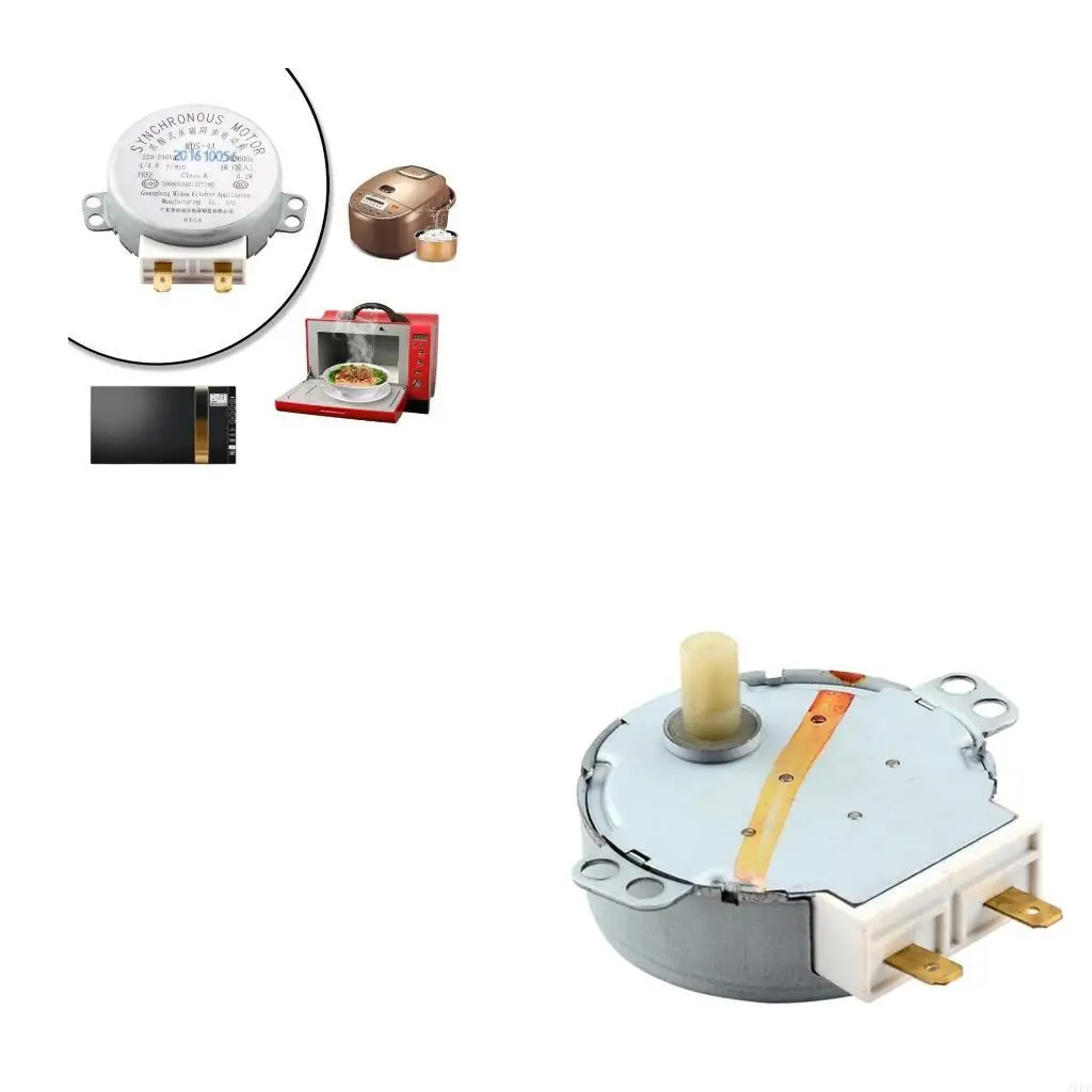 J6PE Brand New and Original Microwave Oven Synchronous Motor with 2 Pins Terminals for Midea Microwave 220-240V