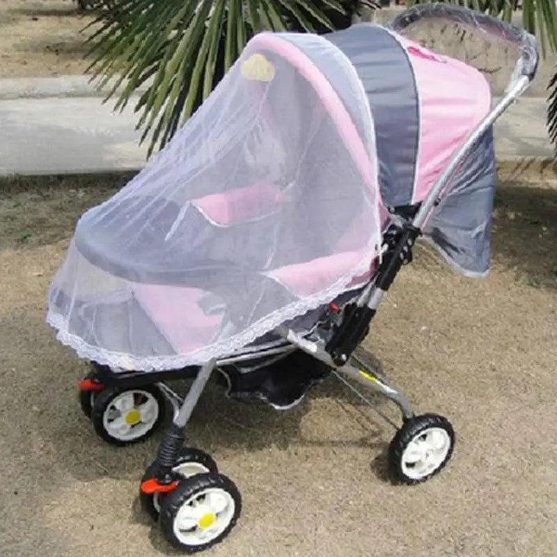 N84E Baby عربة بعوضة صافية شبكة مثالية لشبكة العربات ، والسقوط ، والمعدلة حشرات حشرات شيلد