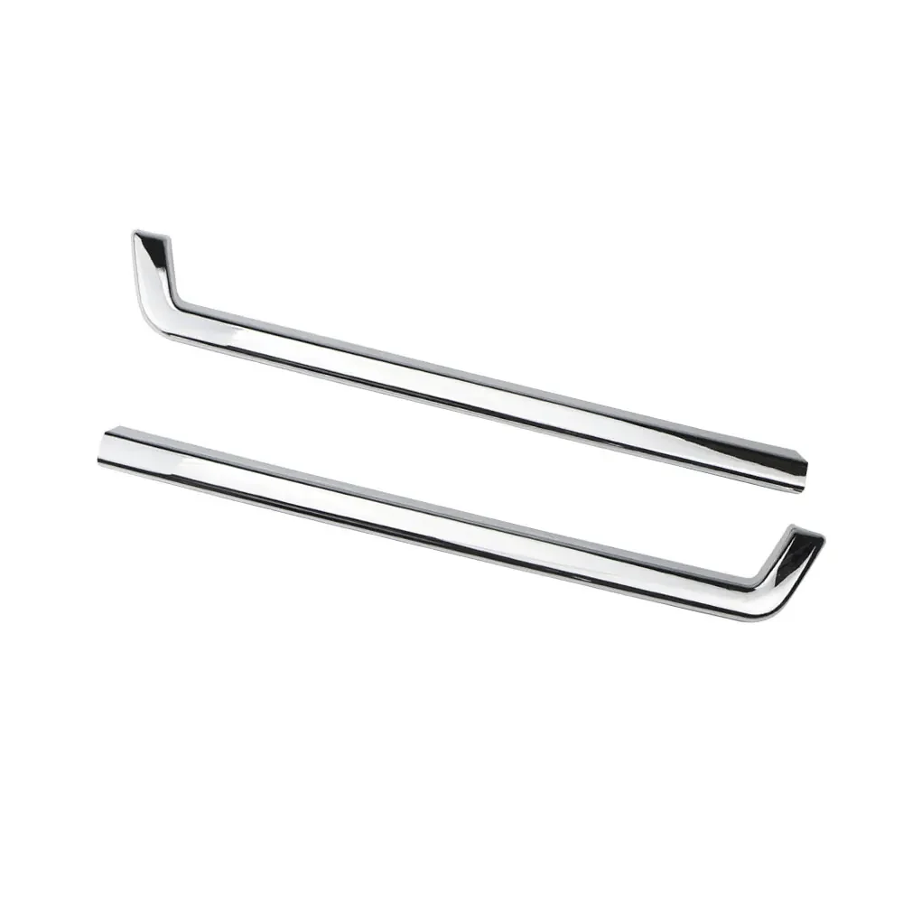 2Pcs Car Front Grille Decoration Cover Front Logo Side Decoration Trim Sticker for Ford Ecosport 2012 - 2017 ABS Chrome Acc - view 6
