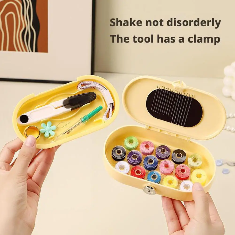 Picture 4: Magnetic Sewing Kit Needle and Thread Box Double-layer Practical Multifunctional Sewing Tool Needle and Thread Storage Box