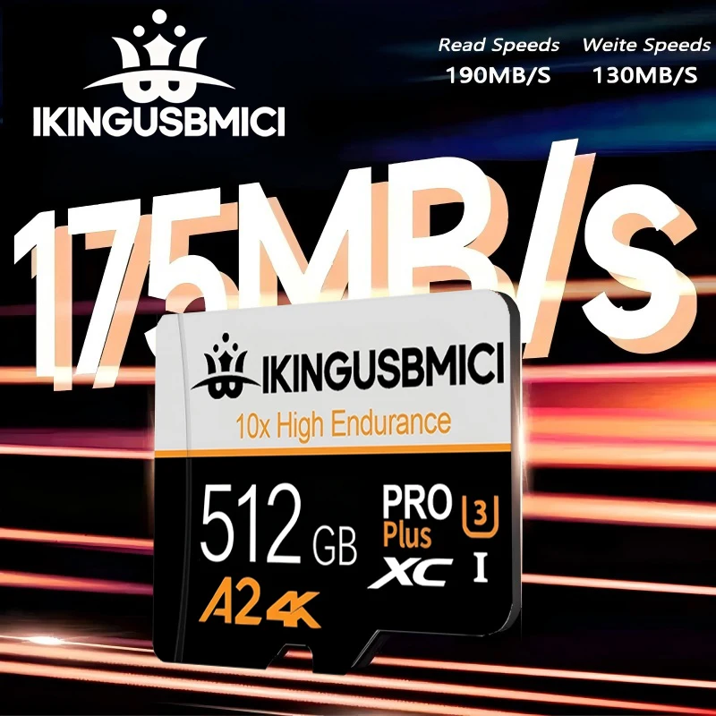 Stable Performance SD Cards Micro SD Card TF Cards Memory Card 32GB 64GB 128GB Waterproof A2 C10 for Smartphone PC Laptop