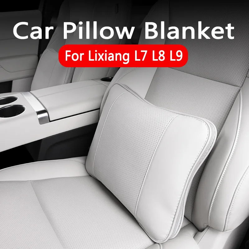 

Car Air Condition Pillow Quilt Blanket for Li Lixiang L9 L8 L7 L6 MEGA Leading Ideal Waist Backrest Dual-purpose Folding Pillow