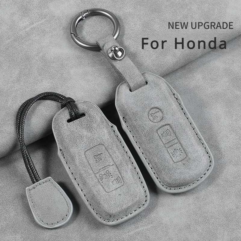 Leather Car Key Case Cover For Honda SH 125 Forza 250 750 ADV 150 X-ADV SH150i SH300 PCX 125  PCX160 VISION SH350 Switch Wrench