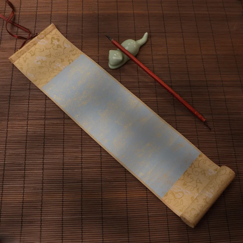 Blank Painting Scroll Paper Chinese Calligraphy Painting Scroll Art Rice Paper Scroll for Living Room Wall Hanging Home Decor