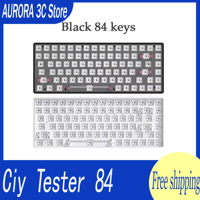 Ciy Tester 84 Keyboard Kit 84 100 Mechanical Rgb Backlight Wired Hot Swap Gaming Keyboard Kit Diy Customized Keyboard For Pc