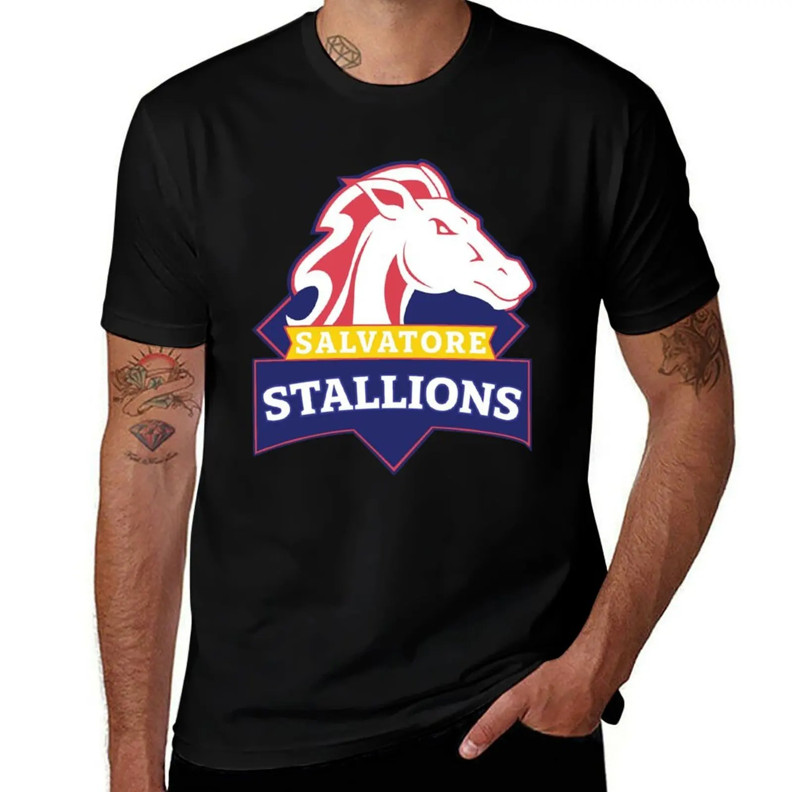 Salvatore Stallions - Legacies / TVD / The Originals T-Shirt Soft Anti-Shrink Cotton Tee T-Shirt