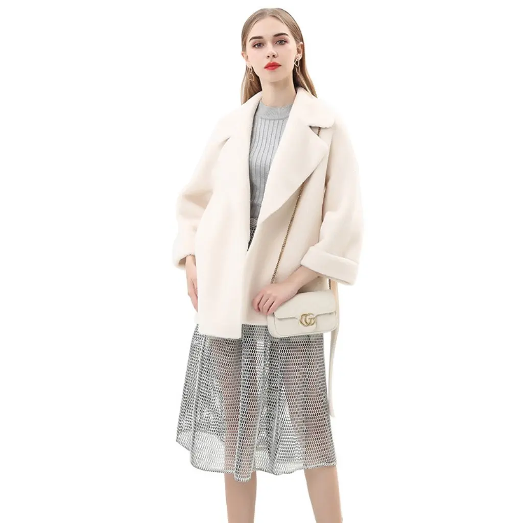 

Женская зимняя шуба из европейского и американского меха, имитация норки, бархатная длинная толстая одежда, осенне-зимняя модная верхняя одежда