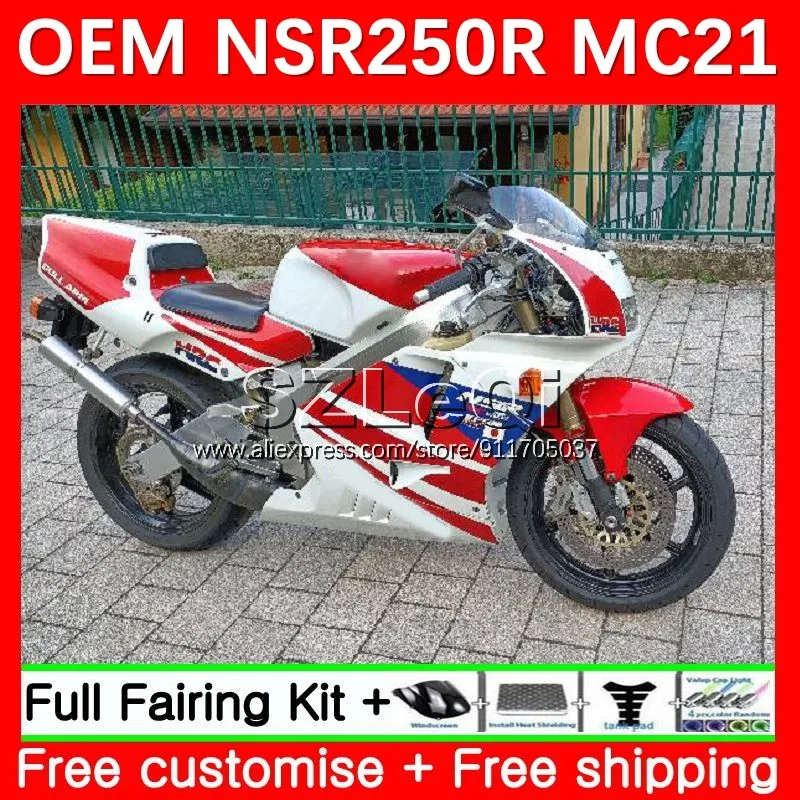 Заводской красный инжектор для HONDA NSR250R MC21 PGM3 NSR250 24 No.0 NSR 250 R RR 90 91 92 93 NSR 250R 1990 1991 1992 1993 Обтекатель