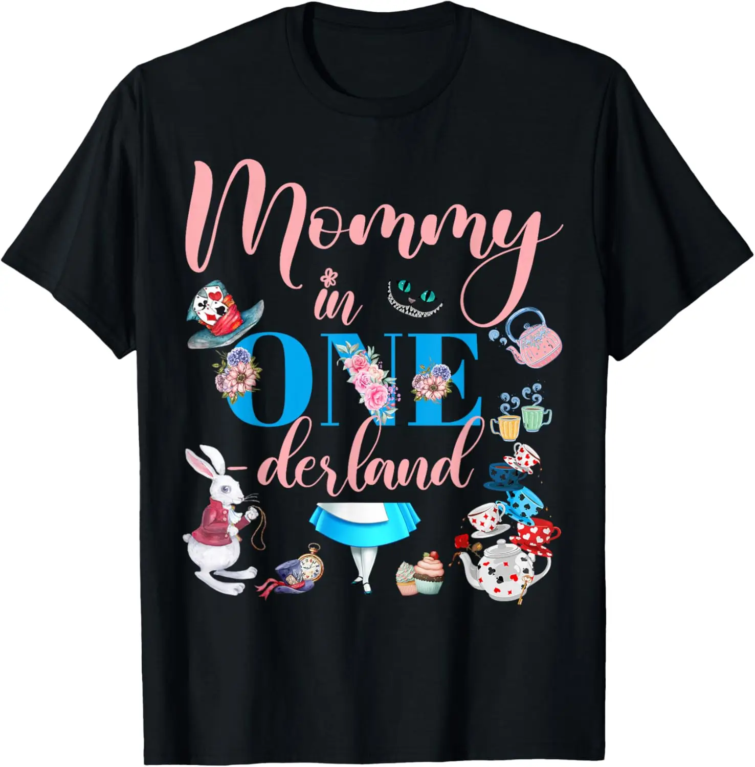 Family Mommy Of The Birthday Girl T-Shirt 100% Cotton Trendy Y2K Short-Sleeve Tee – Soft, Quick-Drying, & Moisture-Wicking;