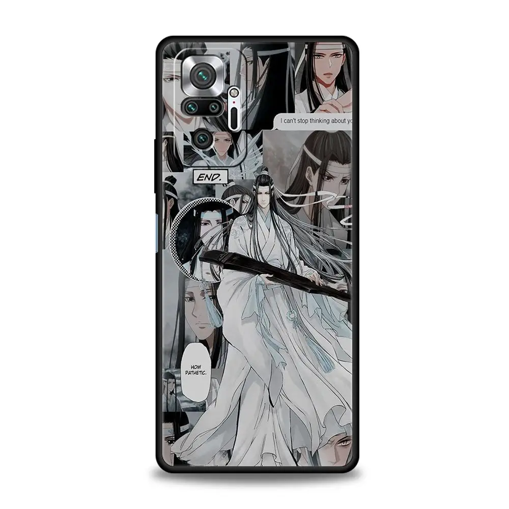 Anime Mo Dao Zu Shi Wei Wuxian Phone Case For Xiaomi Redmi Note 12 11 10 Pro 9S 9 8 7 9T 8T 9C 9A 8A 12 11T 5G K50 Gaming Cover