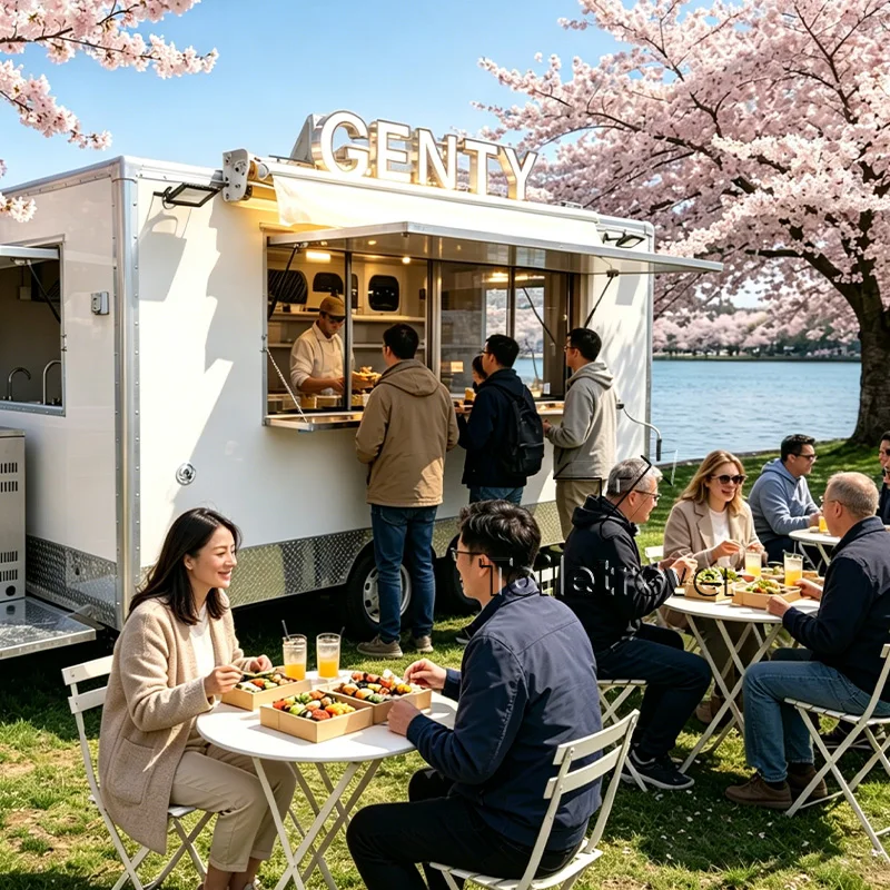

Pizza Cart Mobile Coffee Trailer Hotdog Cart Restaurant Catering Trailer Mobile Kitchen Food Trailer Food Truck for Sale USA