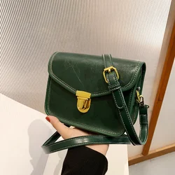 Casual Handbags Retro Bags Women Fashion Bag Business Messenger Bag Girls Small Square Bag LOCK Shoulder Bag Hasp Crossbody Bags