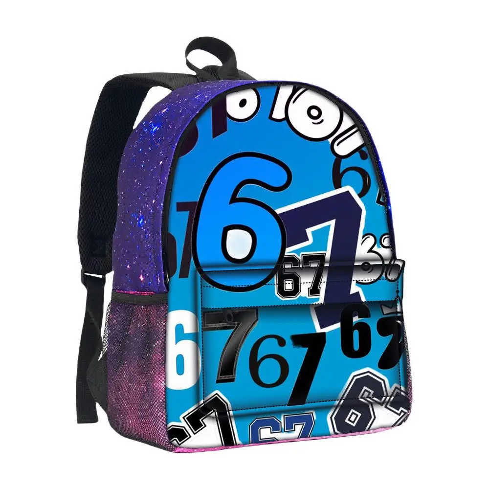 Large Capacity Backpack Starry  Print Double Shoulder Bag for Middle And Primary School Students Thie Braincorrupt67 Meme