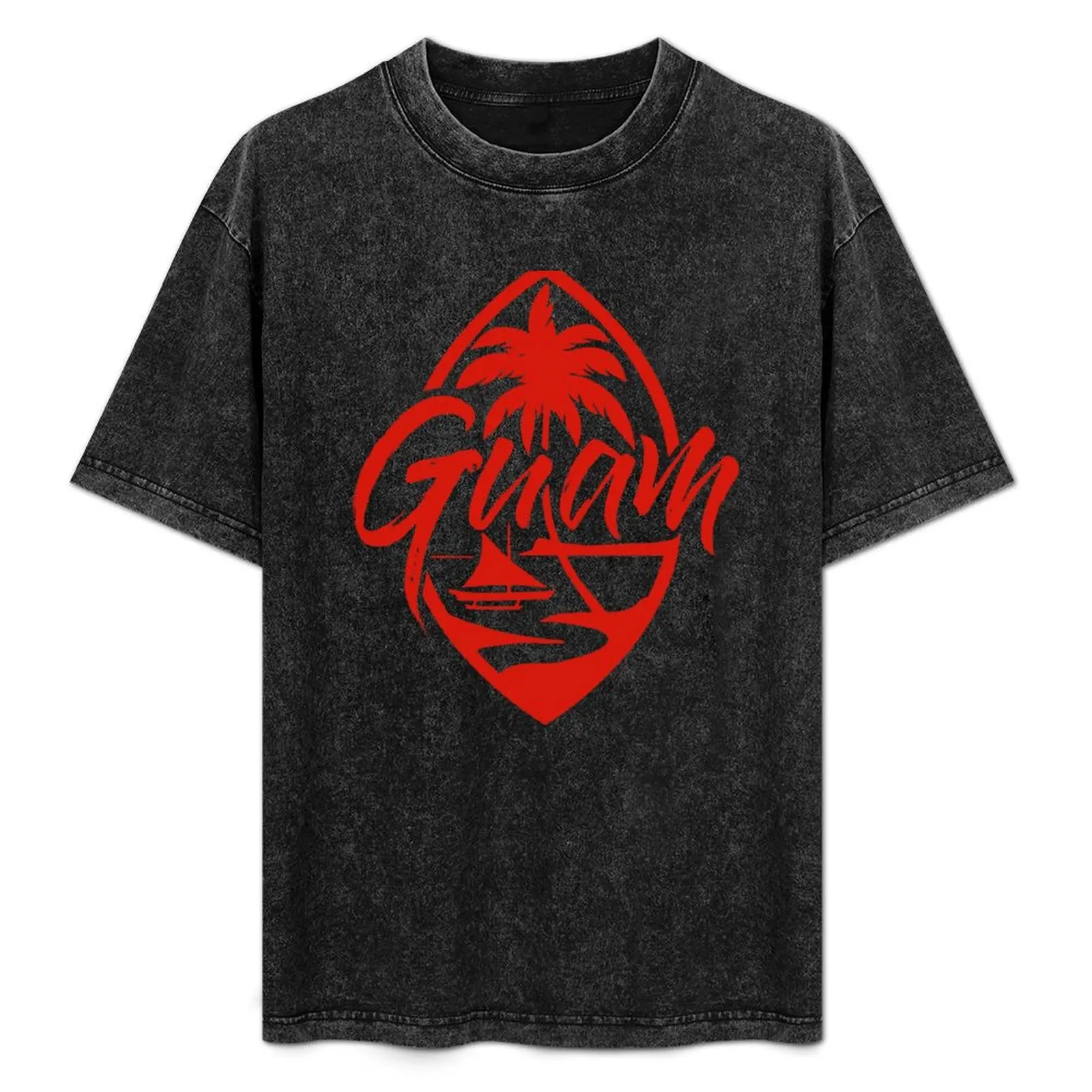 

Guam Island Red T-Shirt t shirt personalised t shirts cotton 100% men t shirt cotton 100% man shirt cotton T-Shirt