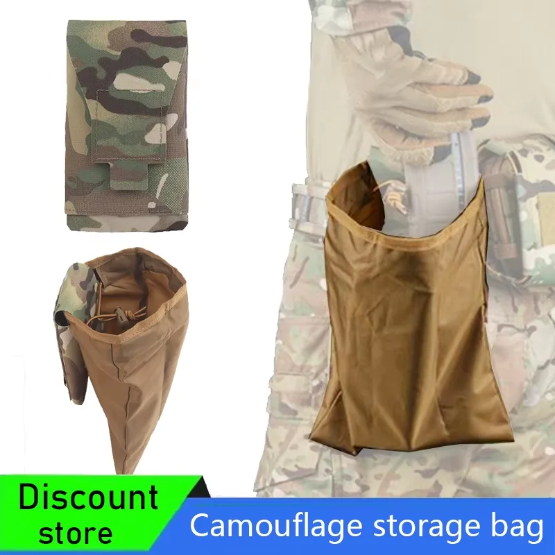 

Тактический складной чехол для хранения MOLLE, тактическая нагрудная пластина для жилета и ремня для уличного снаряжения MOLLE