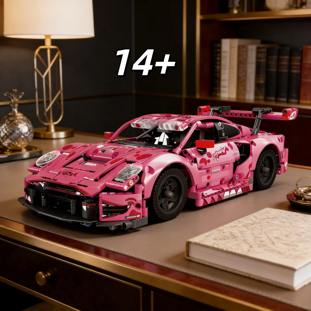 

MOC hot-selling car building blocks assembly racing model gift adult collectible boy christmas birthday gift