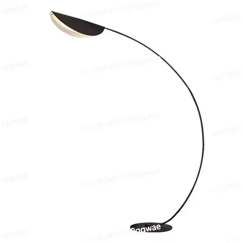 

Простая черная параболическая лампа для рыбалки в виде листьев лотоса, интернет-знаменитости, украшение дома, лампы для чтения в спальне, светодиодные торшеры