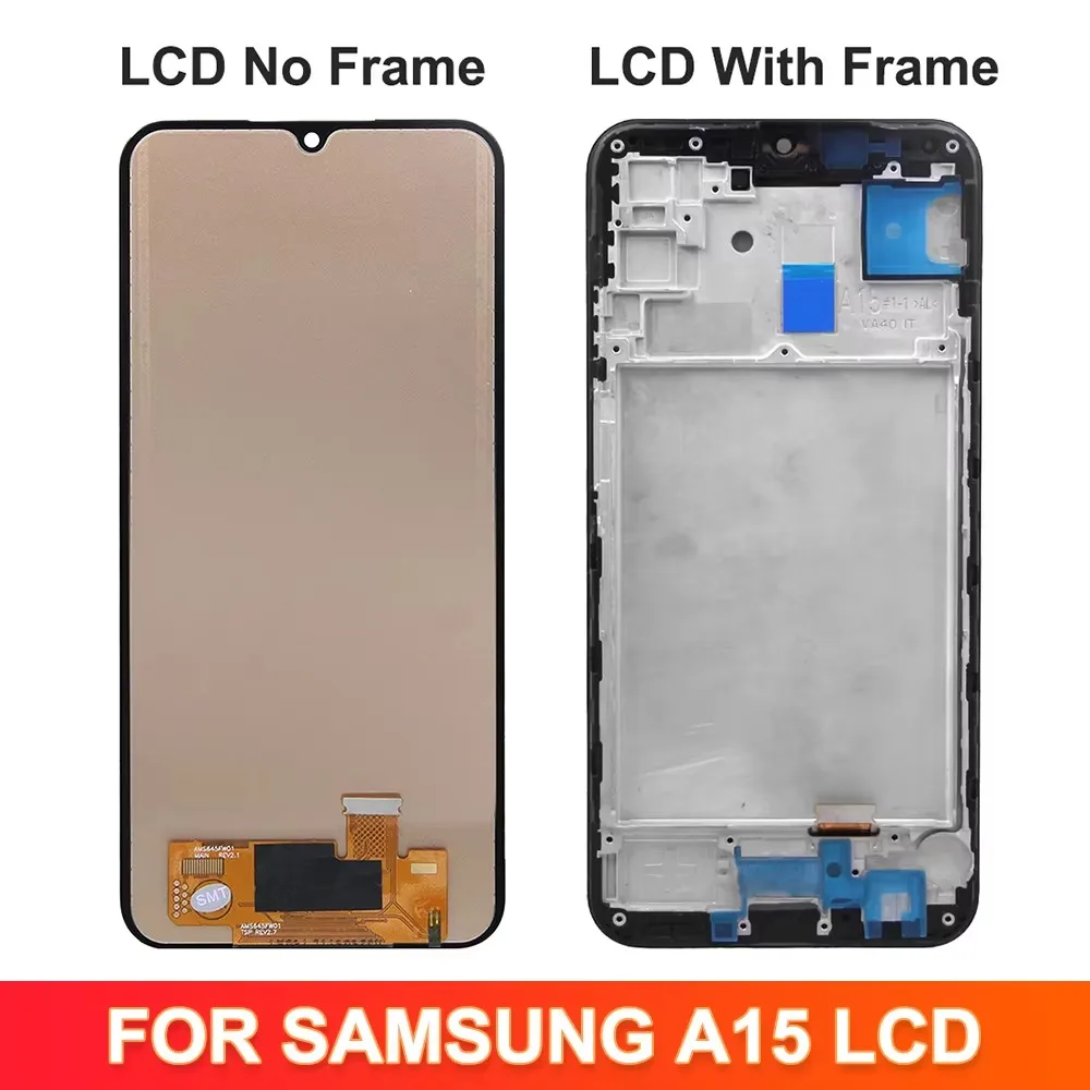 A15 4G For Samsung Tested A155 A155F A156 A156B LCD Display Touch Screen Digitizer Assembly Replacement New 6.5 INCH Touch Panel