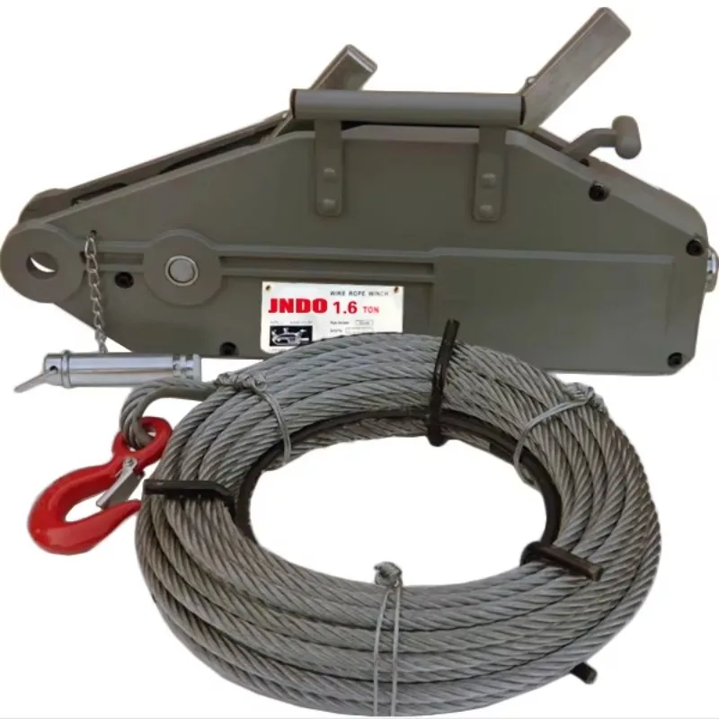 20255.4 Ton Lifting Pulling Hoist Mechanical Wire Rope Lever Winch with Hand Operated