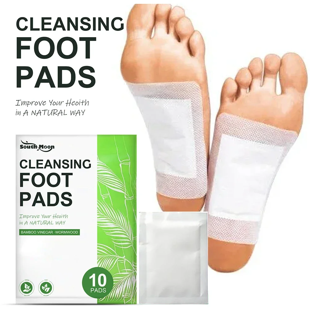 Ginger Foot Pad para Toxinas Corporais de Limpeza, Herbal Adhesive Pads, Limpeza Profunda, Anti-edema, Use Facilmente, Foot Care, 10 PCs, 30PCs