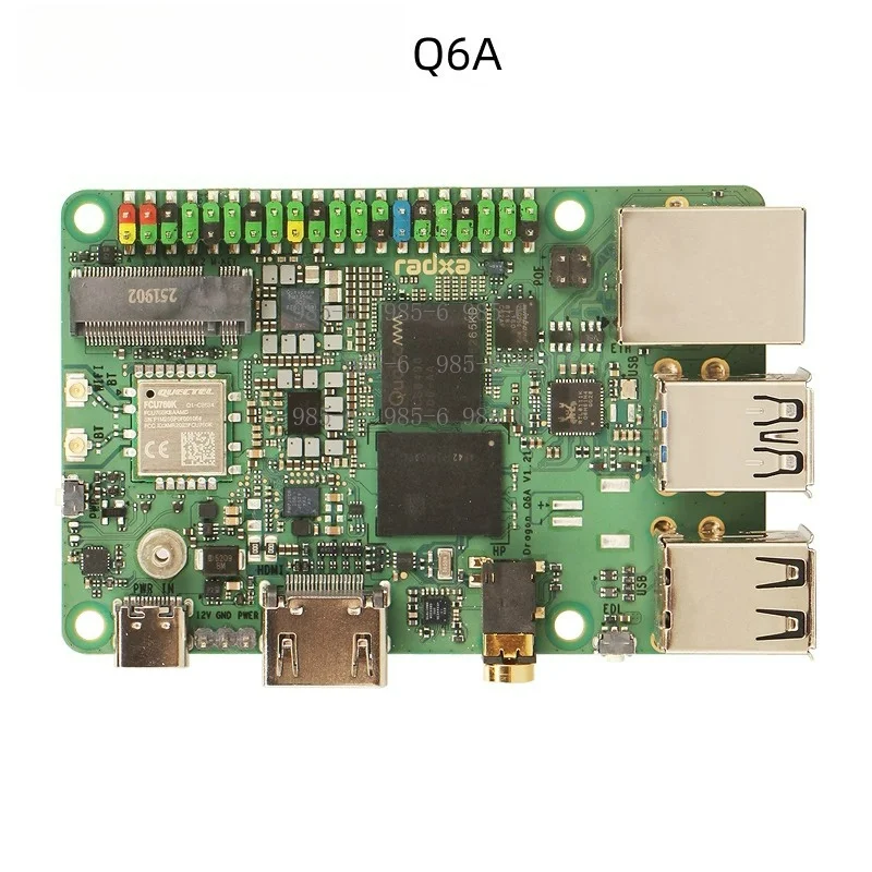 Q6A Development Board With QCS6490 Chip, 12TOPS Hashrate LPDDR5 AA Mainboard Module