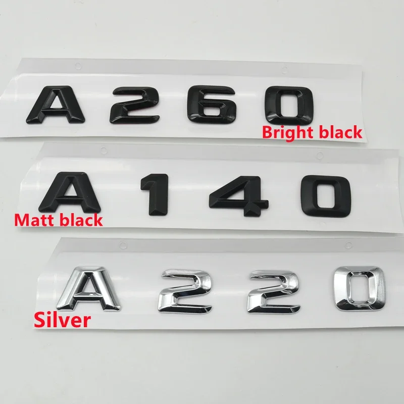 

3D Glossy Black Car Rear Tail Emblem Logo Badge Sticker For A Class W168 W169 W176 W177 A160 A180 A200 A220 A250 A260