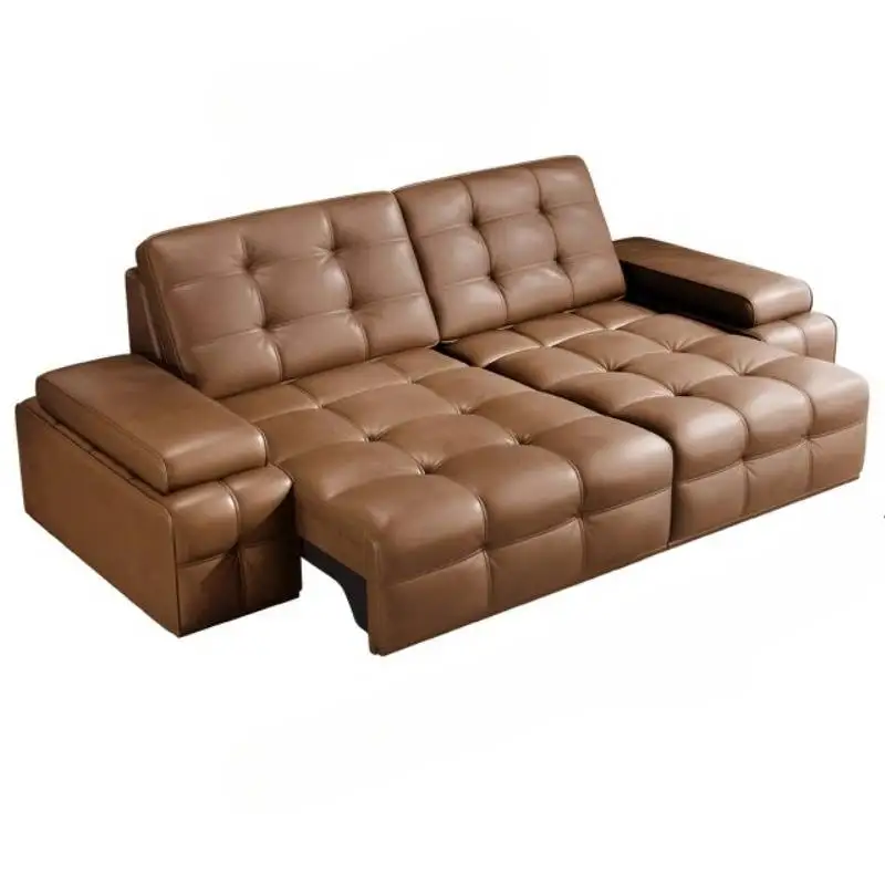 Bruin design elektrische fauteuils Hout Goedkope Scandinavische enkele woonkamerbanken Modern Italiaans Woonkamerbanken-meubilair