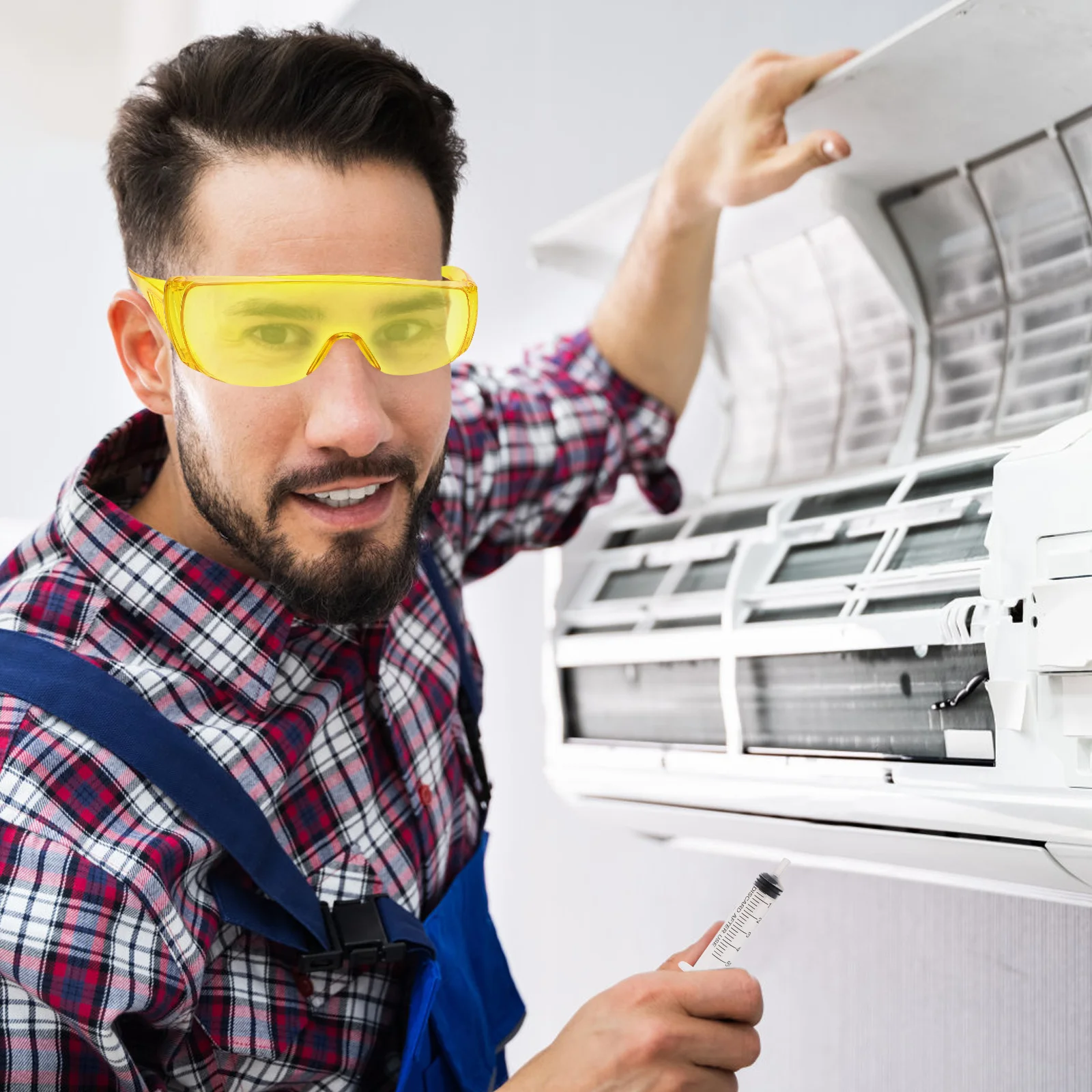 1 مجموعة مكيف هواء السيارة تسرب مجموعة عالية الجودة اختبار تسرب مجموعة مصابيح يدوية عملية لمبردات السيارة المنزلية #5