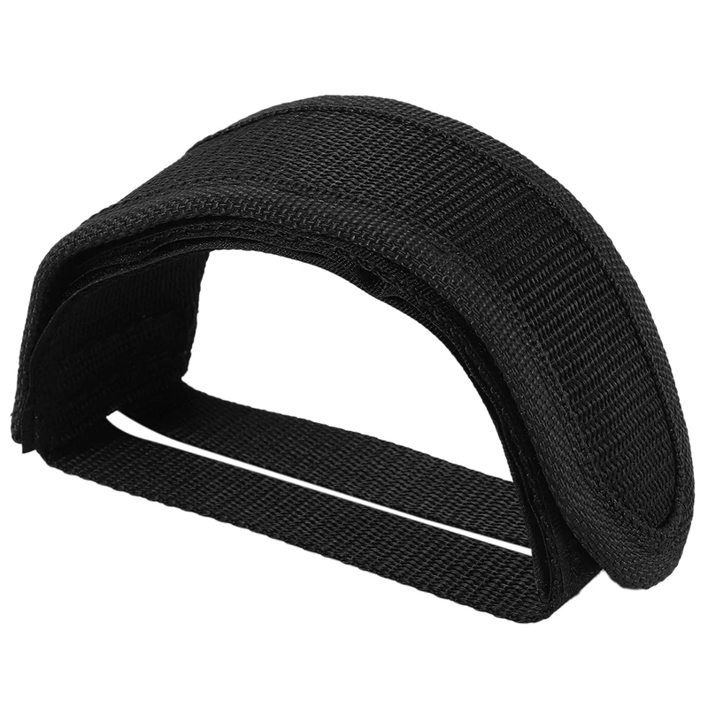 Soldier Fixed Gear Fixie BMX Bike Bicycle Anti-slip Double Adhesive Straps Pedal Toe Clip Strap Belt black