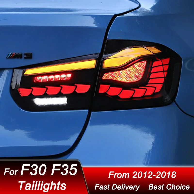 

Pop Car Tail Lights For BMW 3 Series F30 F35 2012-2018 New Style Full LED Tail Lamp Dynamic Turn Signal Light Tail Lamp Assembly