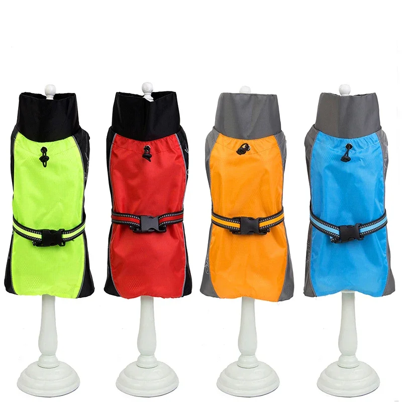 Reflective Pet Clothing Large Dog Clothing Waterproof Jacket Outdoor Clothing Labrador Doll Pet Supplies