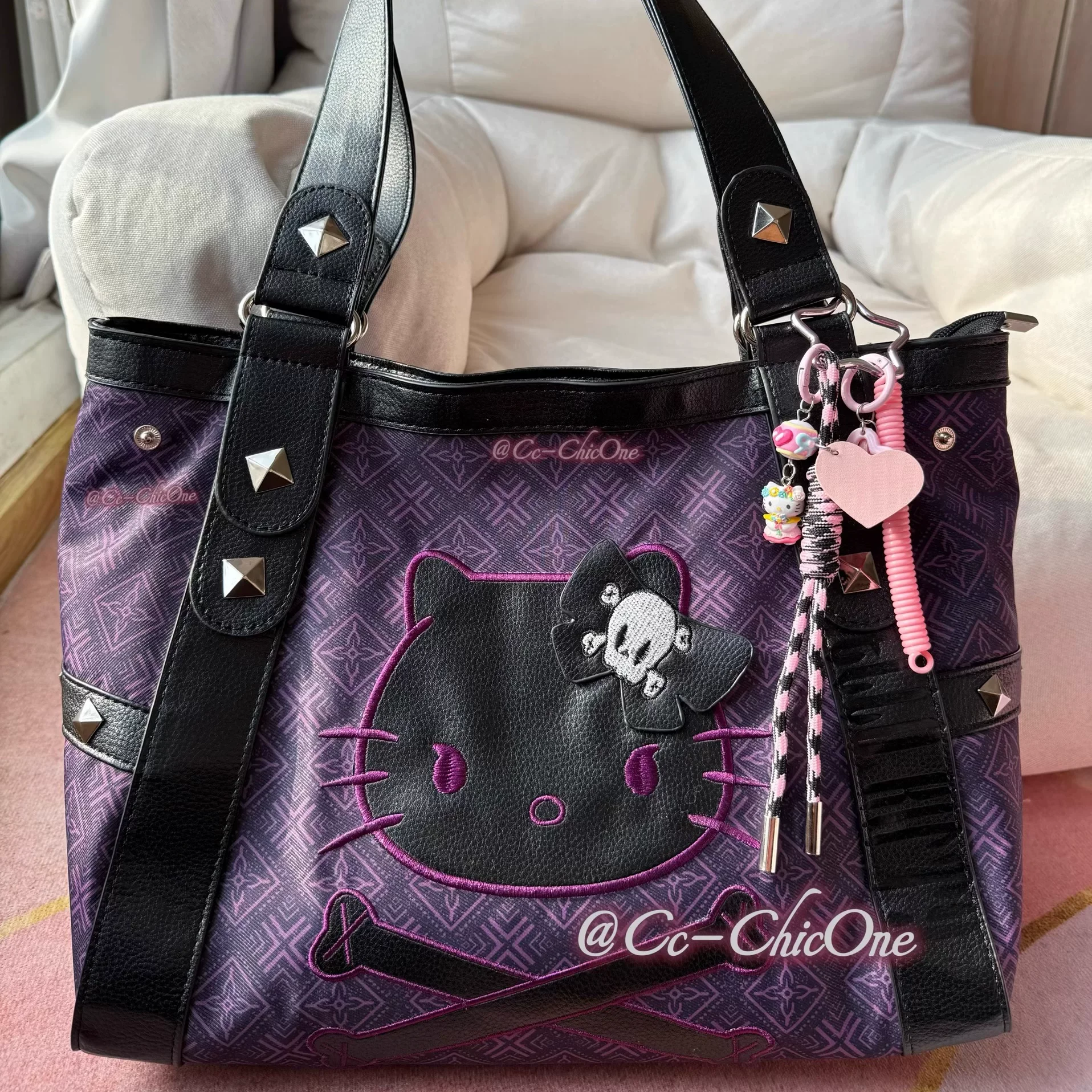 Dames Schoudertas Anime Trendy Handtas Europese en Amerikaanse Y2k Mode Grote Capaciteit Casual Gebruik Veelzijdige Tote Bag Gift