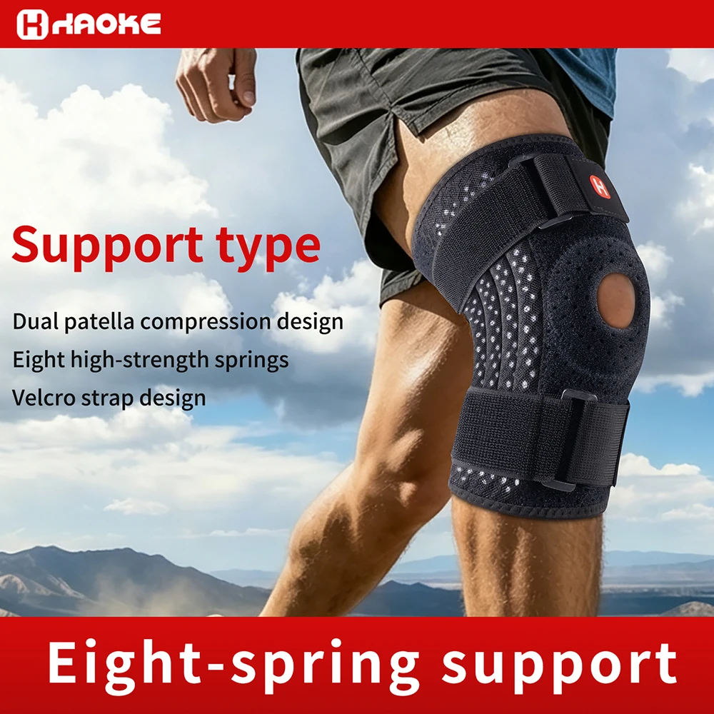 sports-knee-brace-with-reinforced-8-spring-support-open-design-and-dual-compression-provides-knee-stability
