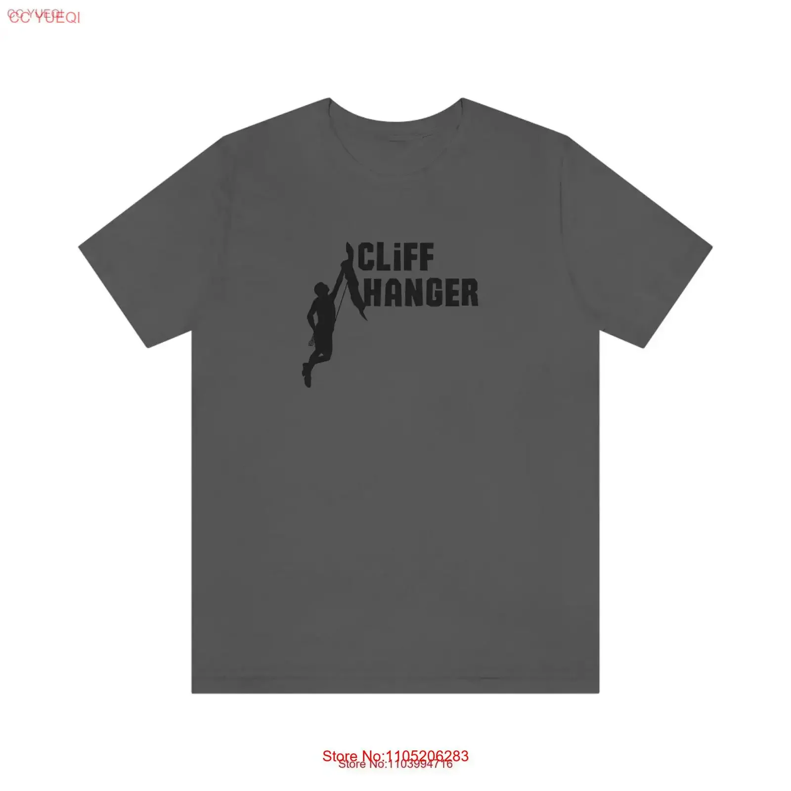 تي شيرت Cliff Hanger تي شيرت عتيق مغسول ملابس الشارع مريحة وناعمة ممتدة أوم مصمم ملابس عصرية أنيقة #1