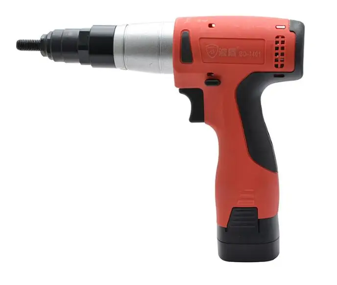 充電式リベットナットガン M6/M8/M10 14.4V 工業用電動プルガン 簡単リベットツール BD-3401