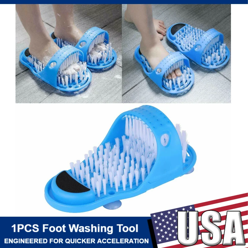 

1PCS Foot File Foot Washing Tool Lazy Person Foot Brush Shoe Grinding Foot Stone Massage Dead Skin Remove Foot Repair Slippers