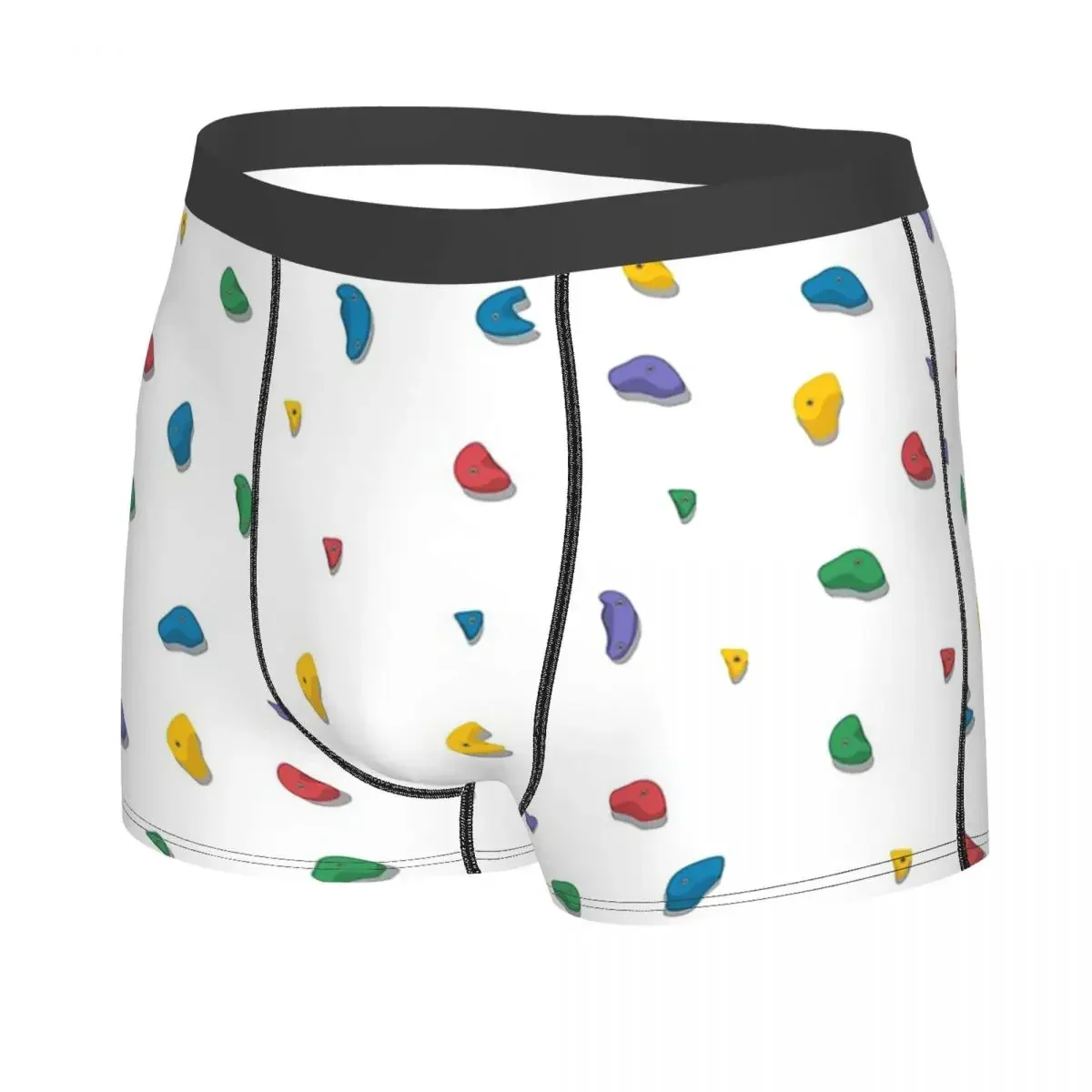 Boulder Hold Pattern Man's Boxer Briefs Underwear Rock Climbing Highly Breathable High Quality Birthday Gifts