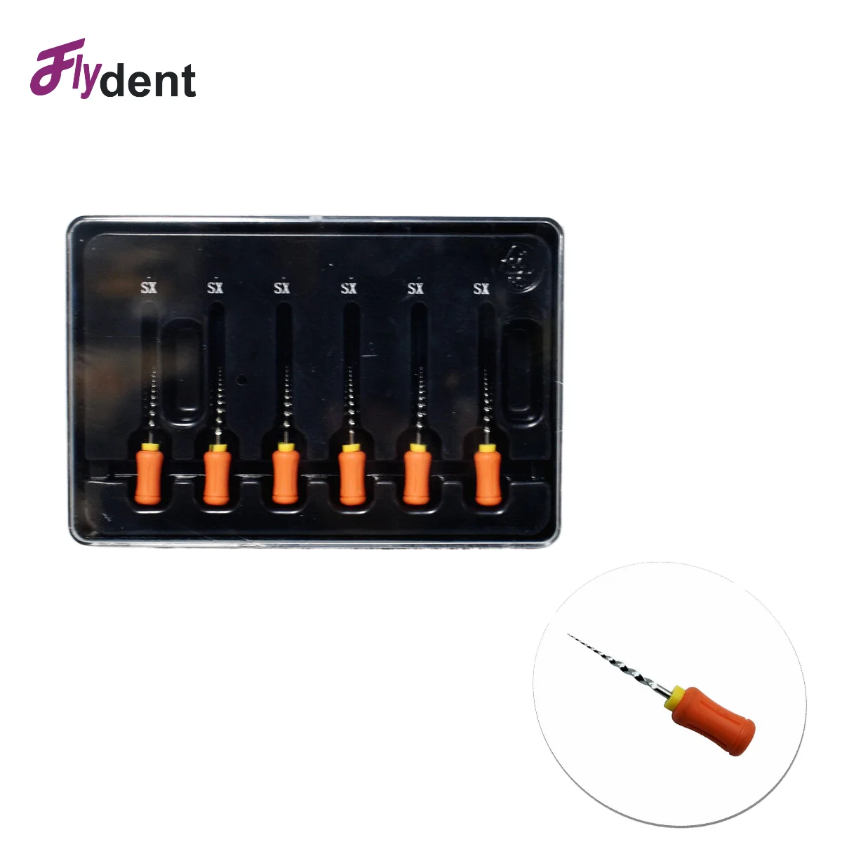 

6Pcs/box Dental Instrument Hand Files Endo Rotary Endodontic Files 19Mm Sx Open Files Dentist Root Canal Files