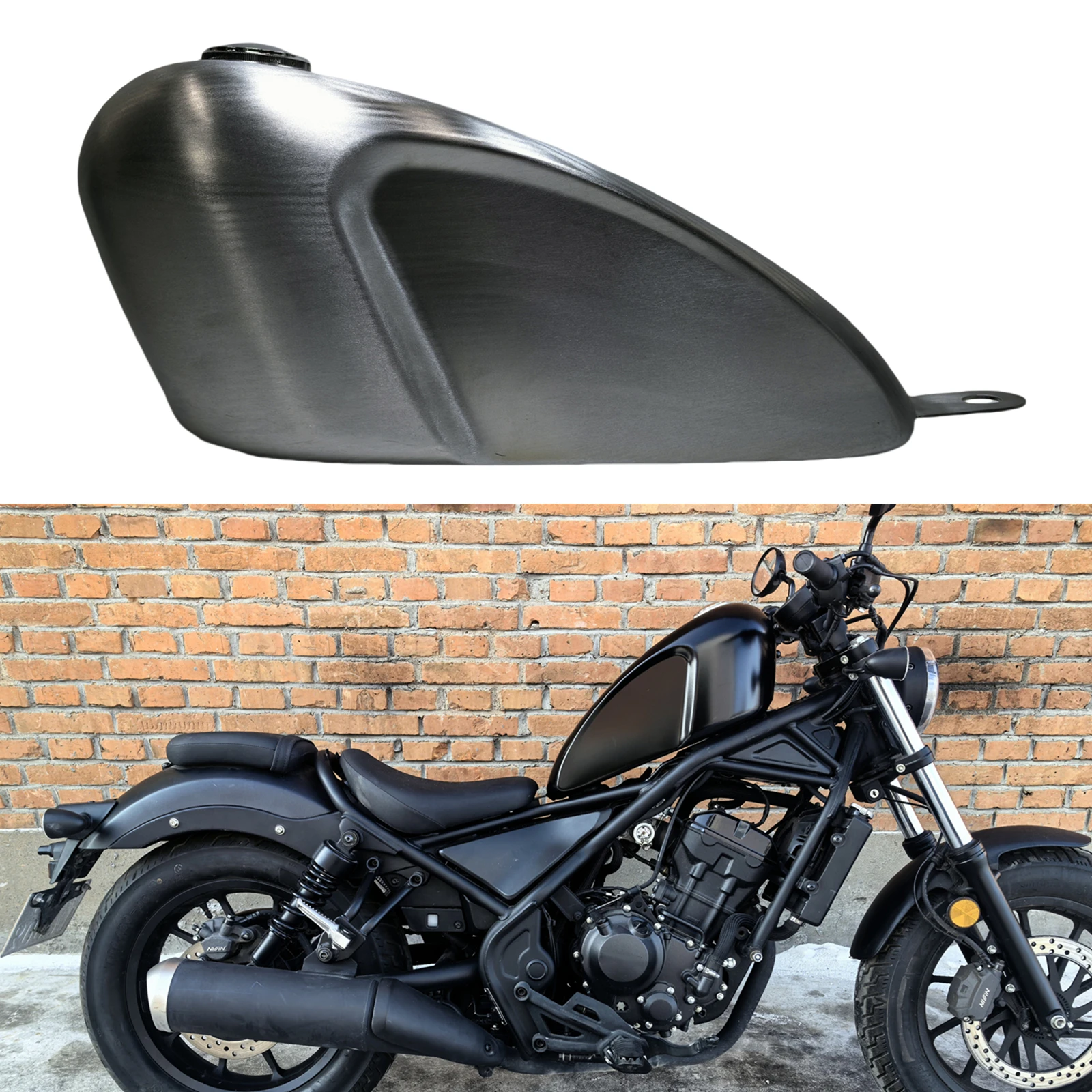 For Honda Rebel CM300 500 2017-2023 Motorcycle 12 L Petrol Gas Fuel Tank