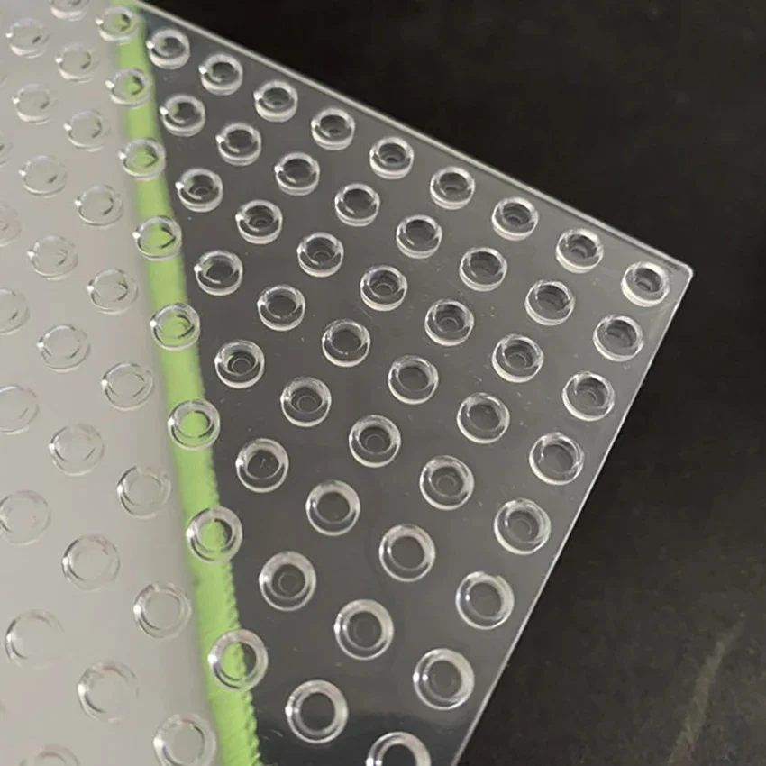 3 Pcs BasePlates Transparent Small Particle Building Block Plate Single Side DIY Bricks ABS Plastic Assembly Plate Child Toy