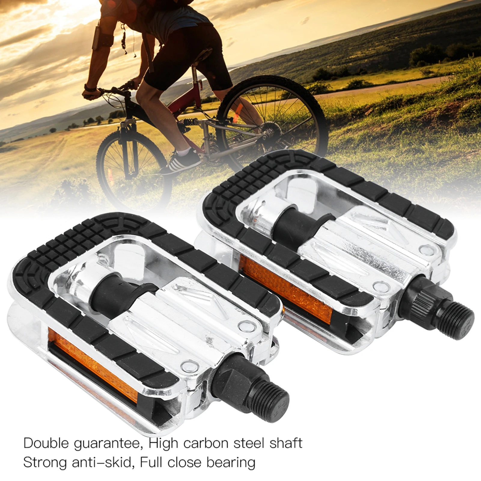 

k1155 Mountain Bike Folding Pedal Anti‑Skid Brand New High Quality Easy Using Durable Outdoor Road Bicycle Modified Accessory