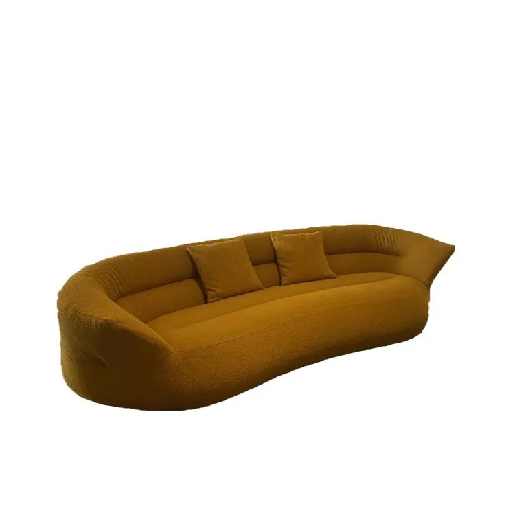 

Creative, living room, cashew, sofa, minimalist, special-shaped, modern, curved, light luxury, casual