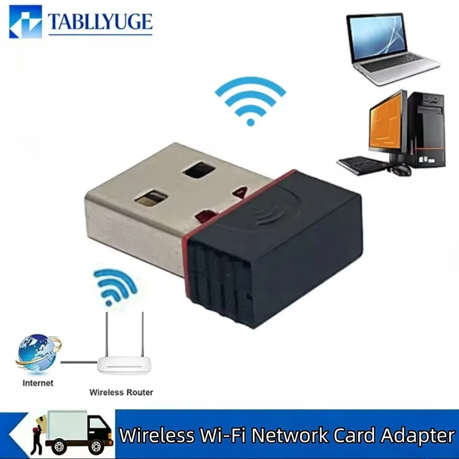 WiFi adapter 802.11n USB 2.0 receiver encryption dongle network card 150Mbps wireless mini USB suitable for desktop lapt