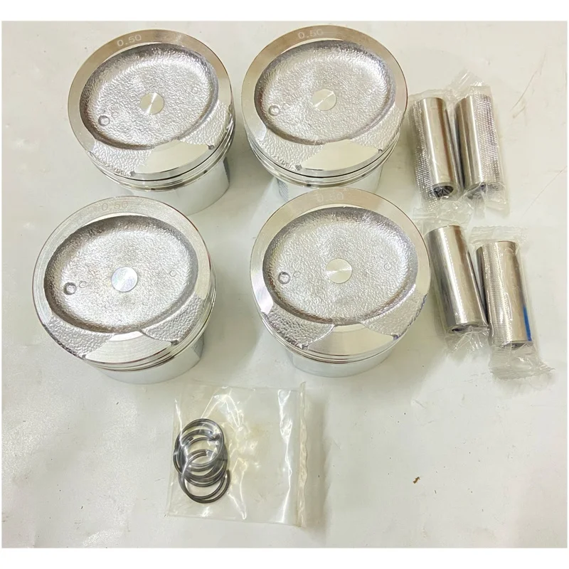 

1ZZ-FE Engine Piston Set With Pin 13103-22031 for Toyota Corolla Oversize 0.50 Type
