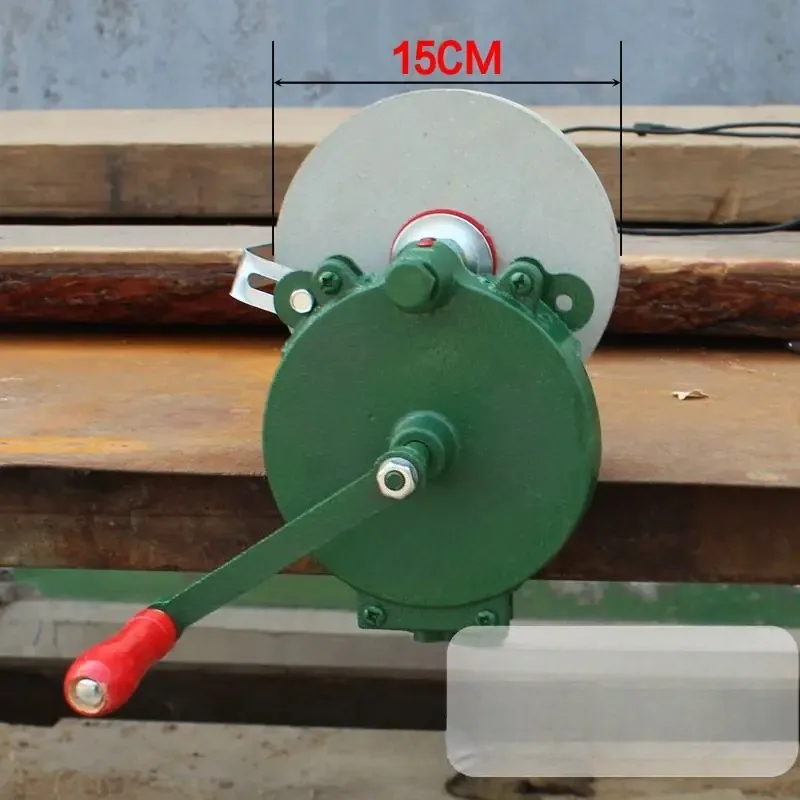 for Hand Crank Grinder Manual Knife Sharpener With Wheel Small Desktop Sharpening Machine