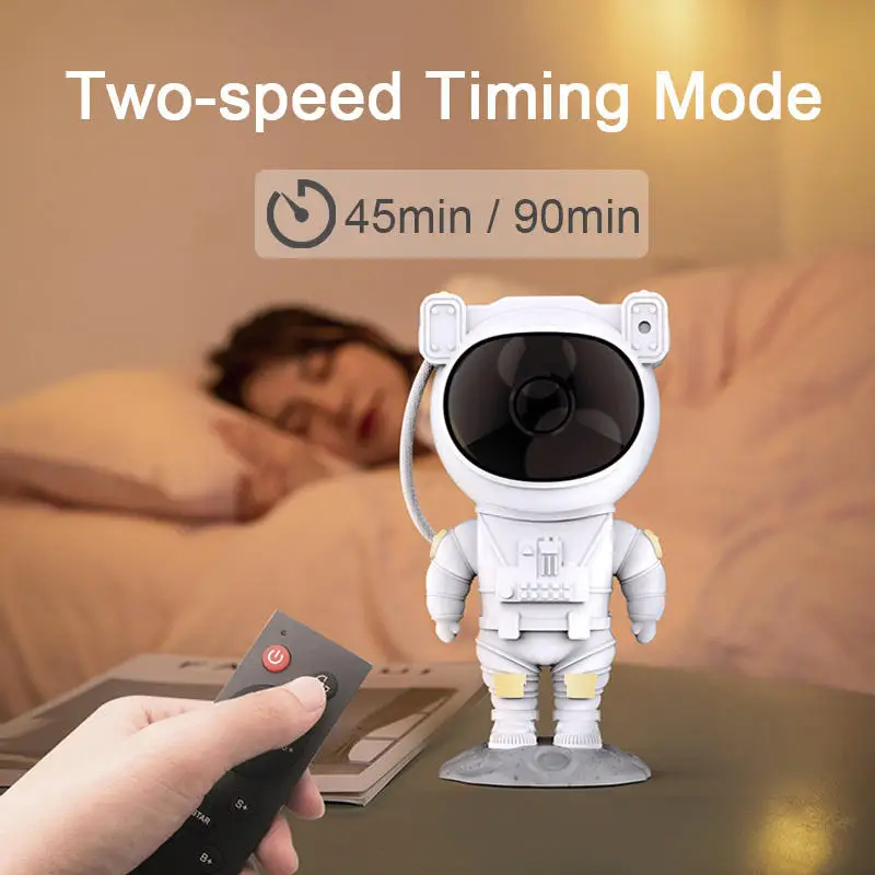 Nuovo proiettore astronauta per camera da letto per bambini, proiettore di luce notturna Starry Galaxy Star Night Lights Projection Toys for Girls Boys