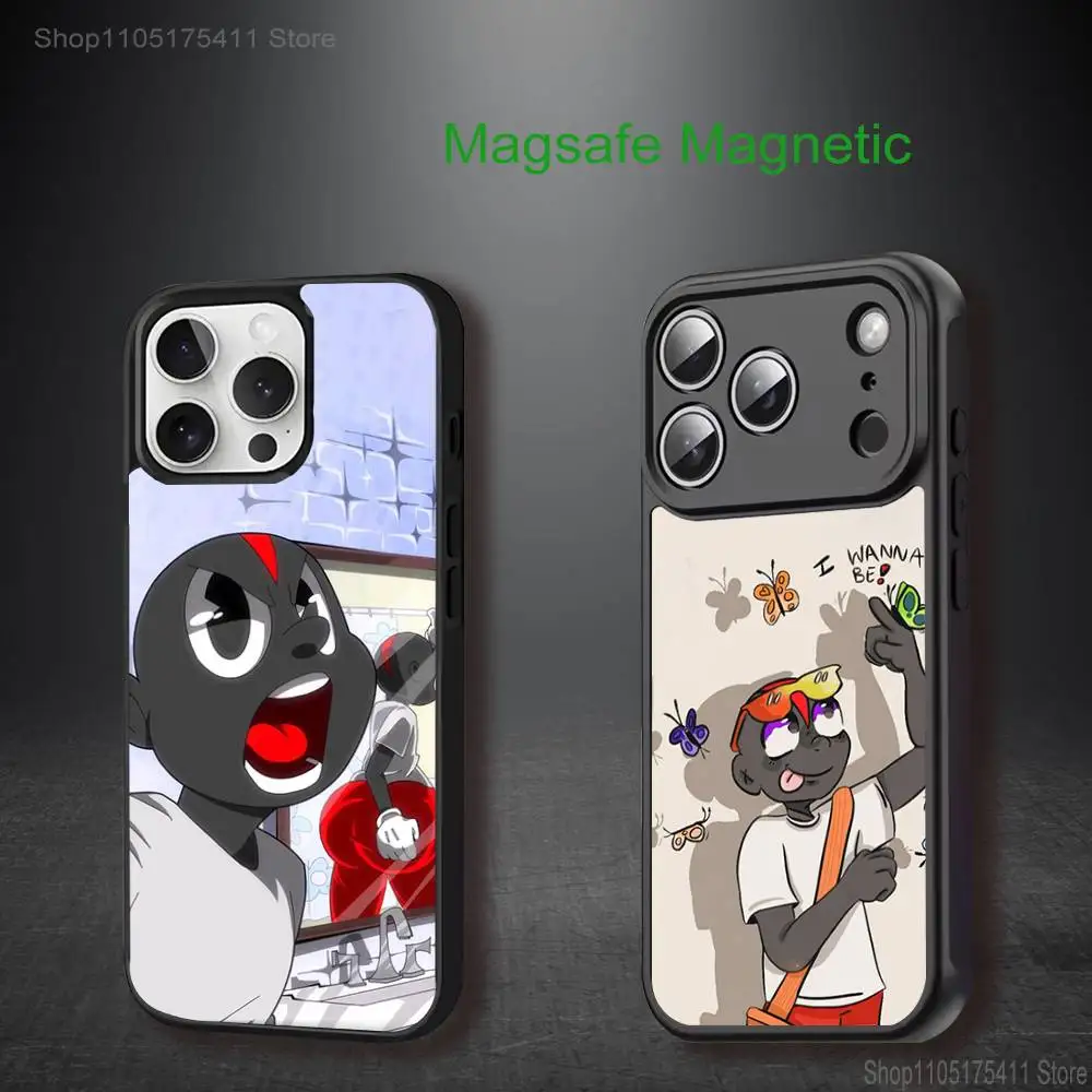 

Lil D-DarkieS Rapper Phone Case For iPhone 17,16,15,14,13,12,11,Pro,Max,Plus,Mini,SE4,E Magnetic Magsafe Wireless Charging