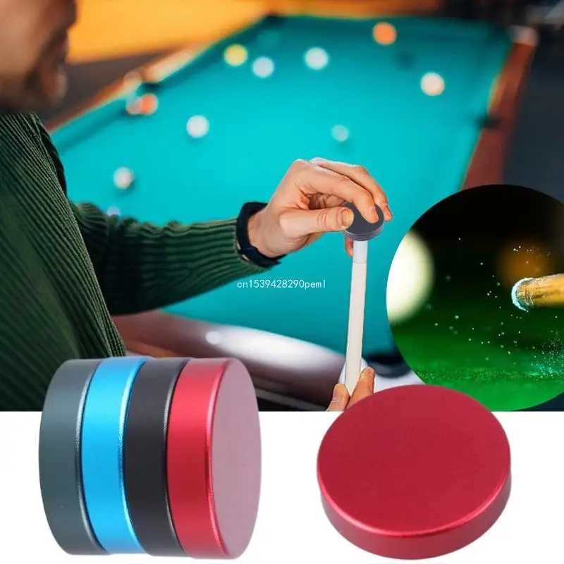 Billiard Chalk Holder Round Chalks Carriers Case Cue Tip Chalk Holder