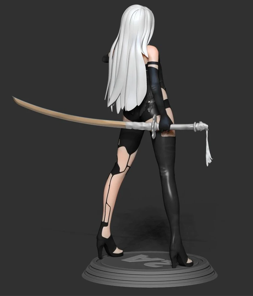1/24 75mm 1/18 100mm Resin Model Pretty Girl Warrior Figure Sculpture Unpaint No Color RW-465