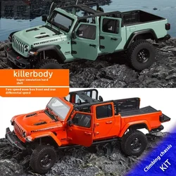 Killerbody simulazione 1/10 telecomando veicolo da arrampicata Mercury telaio fuoristrada Lc70 Chassis Jeep Gladiator Kit Assembly